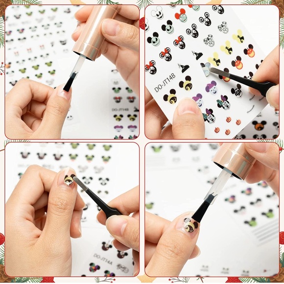 Nightmare Before Christmas Mickey Mouse Nail Decals - 2 sheets- 104 total - Picture 4 of 7